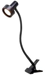 Industrial Clip On Lamp for Ladder Shelving Unit