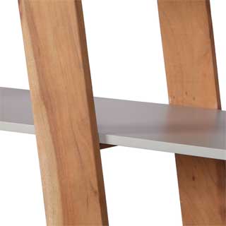 Ladder Shelf Wood Beams